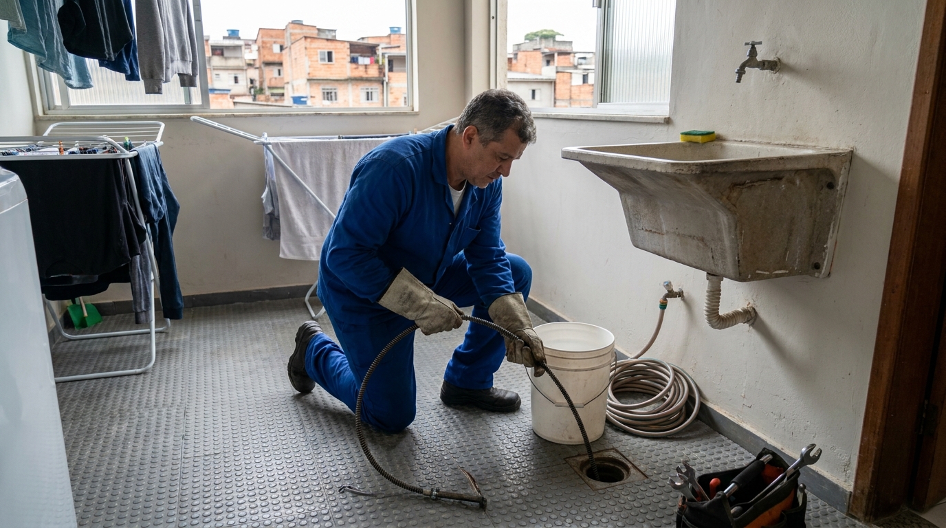 Desentupimento de Ralos Externos em Cancelli, Cascavel‑PR