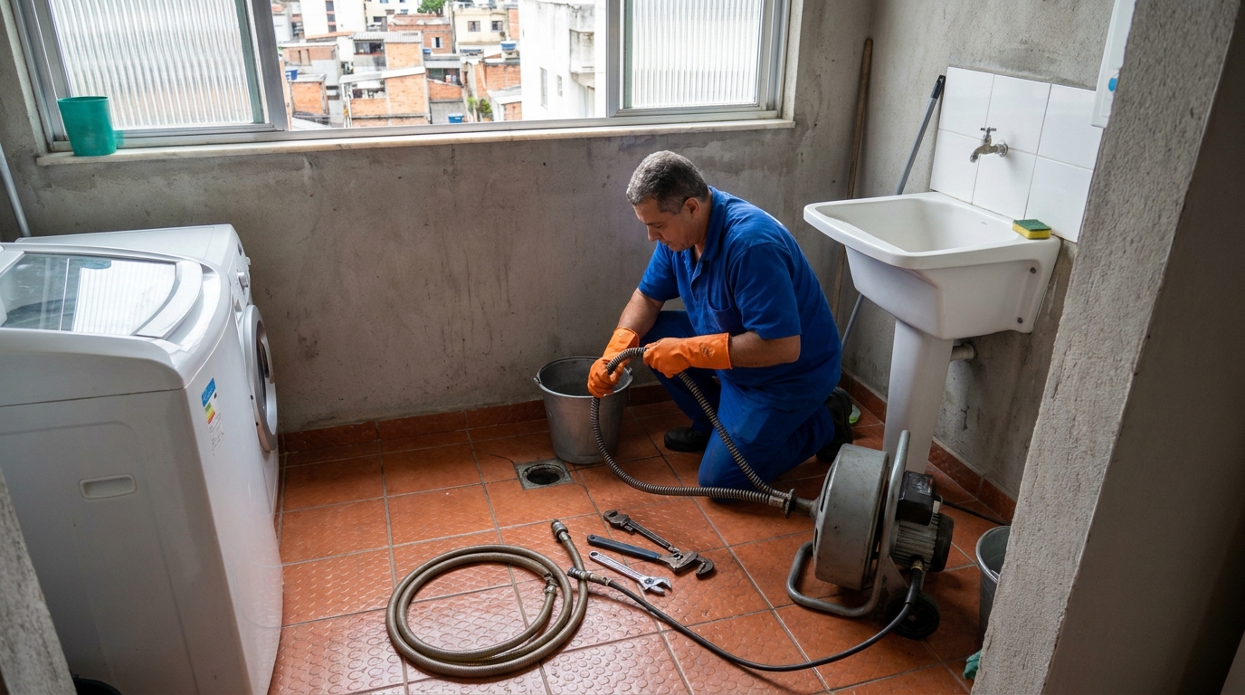 Limpeza Profunda de Ralos em Cancelli, Cascavel‑PR