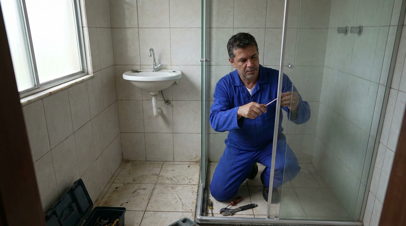 Troca de Roldanas e Trilhos em Cascavel‑PR